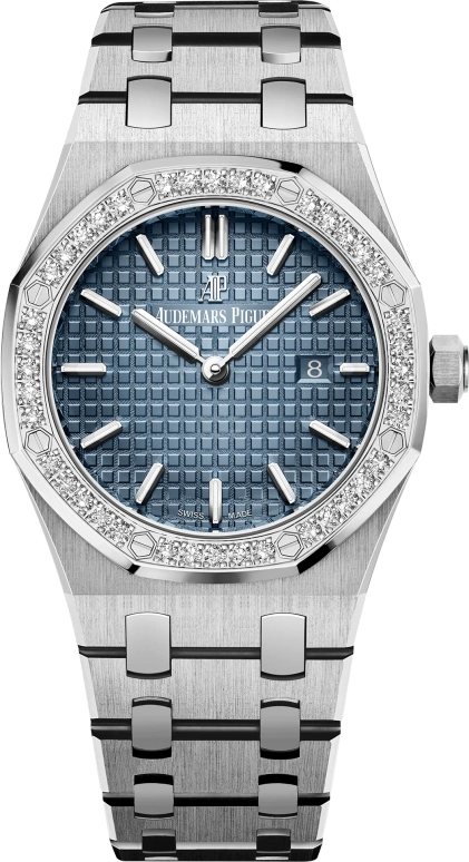 Audemars Piguet,Royal Oak 33mm,33mm,Titanium,Blue,Quartz,Day,In-house Caliber,67651IP,67651IP.ZZ.1261IP.01