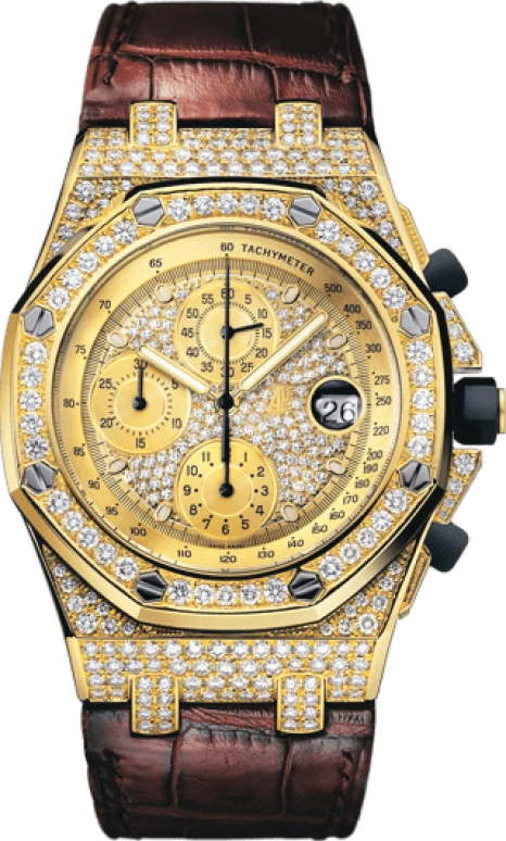 Audemars Piguet,Royal Oak Offshore 42mm,42mm,Yellow Gold,Black,Rose Gold,Automatic,Chronograph,Day,26067BA,26067BA.ZZ.D088CR.01