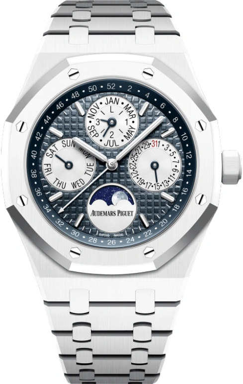 Audemars Piguet,Royal Oak 41mm,41mm,Ceramic,Blue,Automatic,Moonphase,Perpetual Calendar,Leap Year,Month,40hours,In-house Caliber,Edward Christopher Sheeran,stevenzhang91,Steven Zhang,Ed Sheeran,Kygo,26579CB,26579CB.OO.1225CB.01