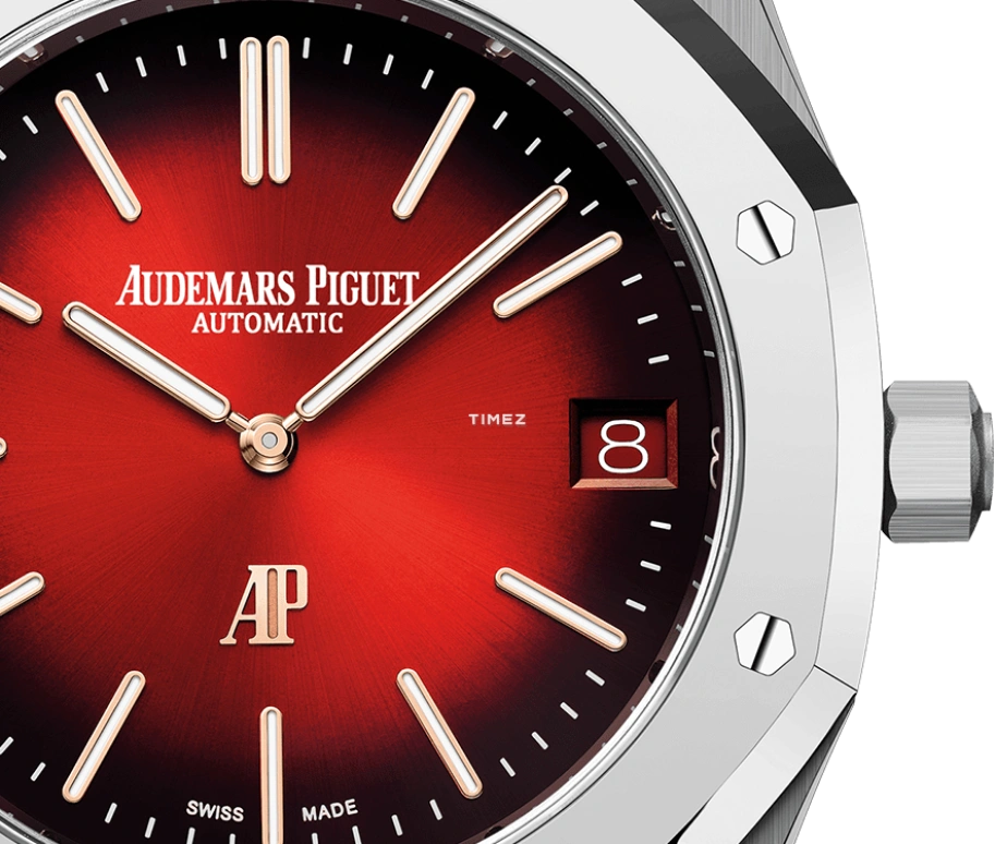 Audemars Piguet,Royal Oak 39mm,39mm,Titanium,Wine Red,Gradient,Automatic,Day,55hours,16202XT,16202XT.OO.1240XT.01