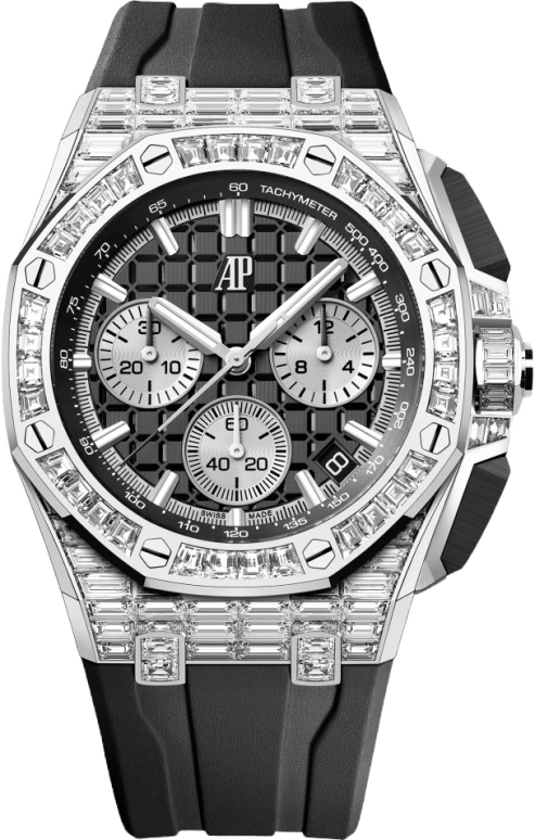 Audemars Piguet,Royal Oak Offshore 43mm,43mm,Ceramic,White Gold,Black,Silver,Automatic,Chronograph,Day,26425BC,26425BC.ZZ.D002CA.01