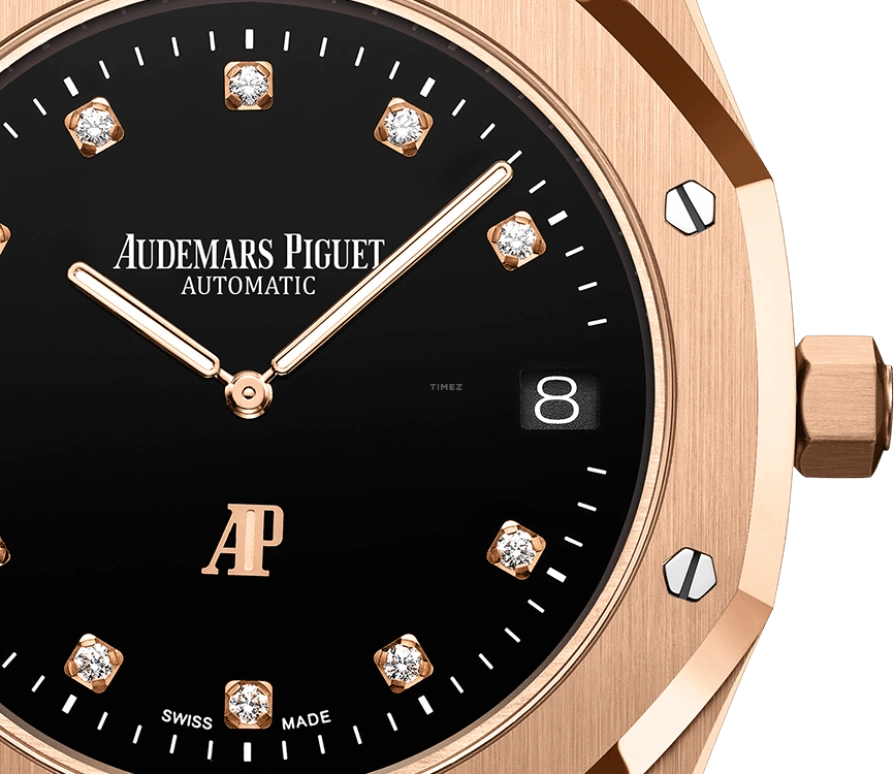 Audemars Piguet,Royal Oak 39mm,39mm,Platinum,Black,Automatic,Day,40hours,15207OR,15207OR.OO.1240OR.01