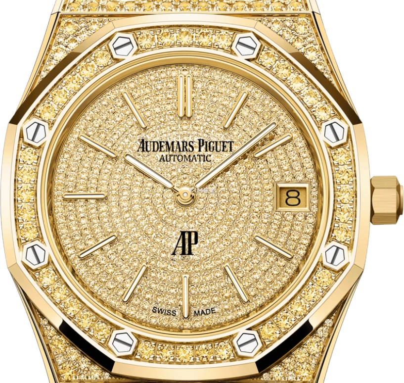 Audemars Piguet,Royal Oak 39mm,39mm,Yellow Gold,Gold,Automatic,Day,55hours,16202BA,16202BA.HH.1241BA.01