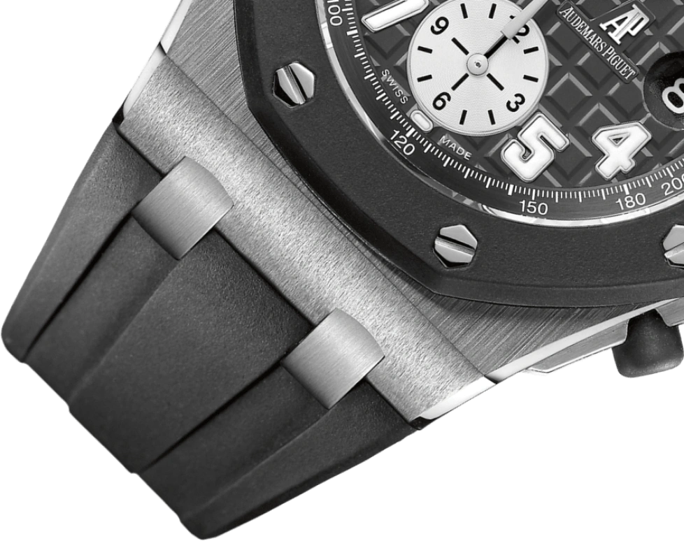 Audemars Piguet,Royal Oak Offshore 42mm,42mm,Rubber,Stainless Steel,Black,Automatic,Chronograph,Day,25940SK,25940SK.OO.D002CA.03