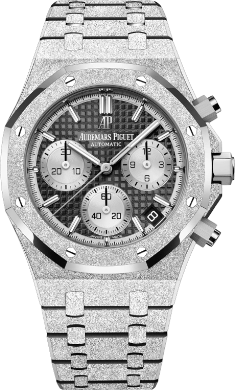 Audemars Piguet,Royal Oak 41mm,41mm,White Gold,Black,Automatic,Chronograph,Day,26239BC,26239BC.GG.1224BC.02