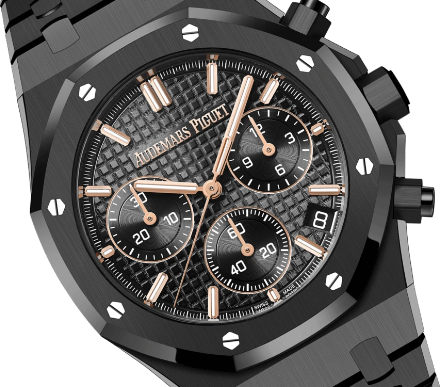 Audemars Piguet,Royal Oak 41mm,41mm,Ceramic,Black,Automatic,Chronograph,Day,26240CE,26240CE.OO.1225CE.01 50th