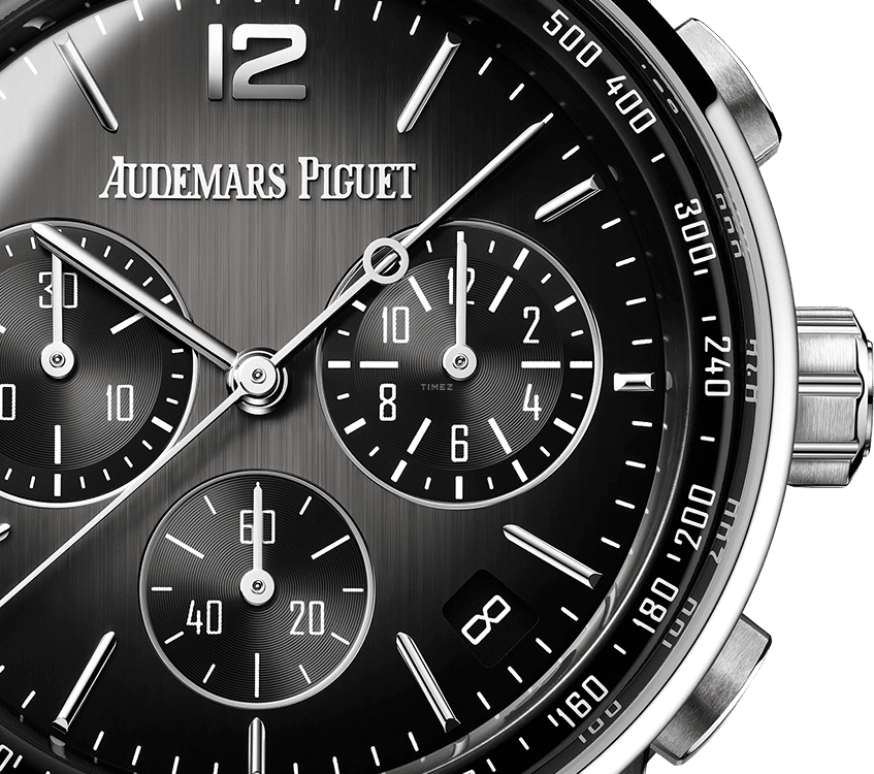 Audemars Piguet,CODE 11.59 41mm,41mm,Ceramic,White Gold,Grey,Automatic,Chronograph,Day,Flyback,26393NB,26393NB.OO.A002KB.01