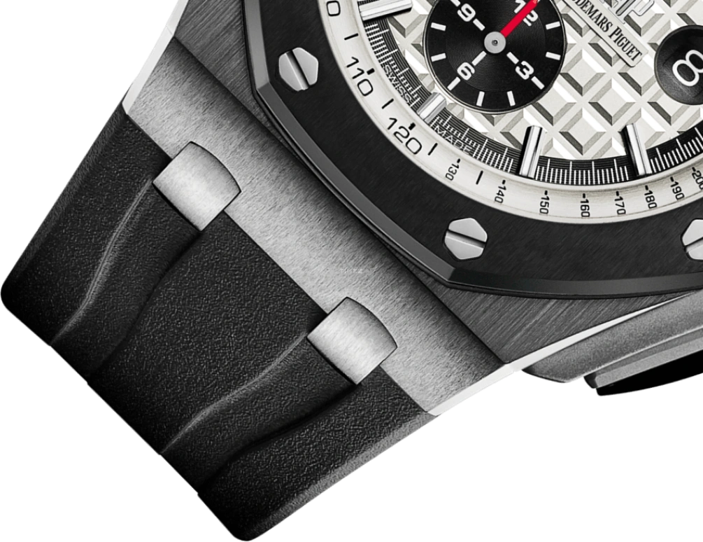 Audemars Piguet,Royal Oak Offshore 44mm,44mm,Ceramic,Stainless Steel,Silver,White,Black,Automatic,Chronograph,Day,Conor McGregor,26400SO,26400SO.OO.A002CA.01