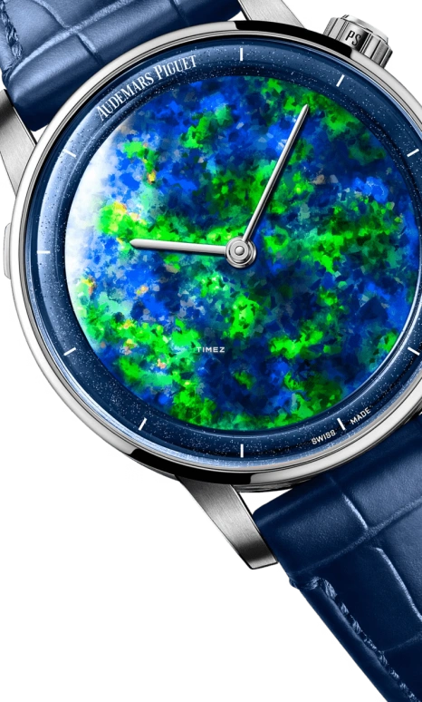Audemars Piguet,CODE 11.59 41mm,41mm,White Gold,Blue,Green,Handwound,Minute Repeater,Grande Sonnerie,Petite Sonnerie,26397BC,26397BC.OO.D357CR.01