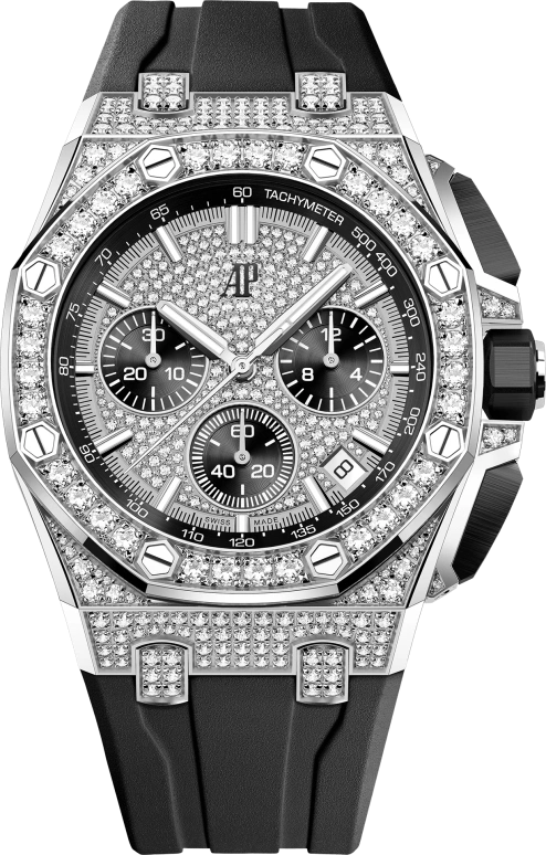 Audemars Piguet,Royal Oak Offshore 43mm,43mm,Ceramic,White Gold,Black,Automatic,Chronograph,Day,26423BC,26423BC.ZZ.D002CA.01