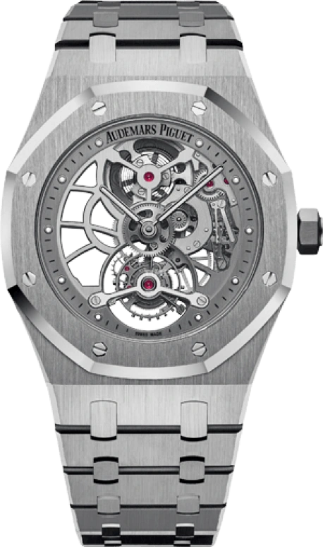 Audemars Piguet,Royal Oak 41mm,41mm,Stainless Steel,Skeleton,Handwound,Tourbillon,26518ST,26518ST.OO.1220ST.01