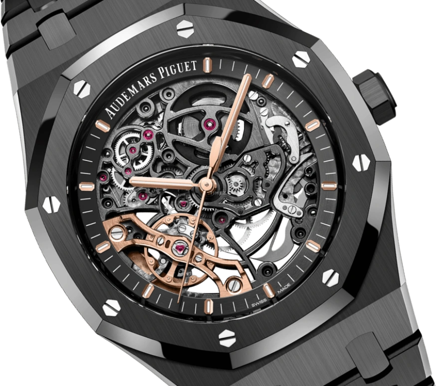 Audemars Piguet,Royal Oak 41mm,41mm,Ceramic,Skeleton,Automatic,Double Balance,LeBron James,15416CE,15416CE.OO.1225CE.01