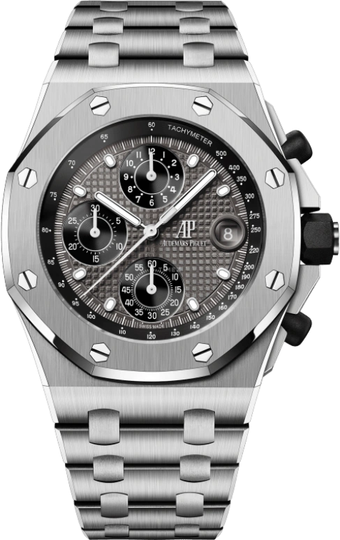 Audemars Piguet,Royal Oak Offshore 42mm,42mm,Titanium,Grey,Automatic,Chronograph,Day,26238TI,26238TI.OO.2000TI.01