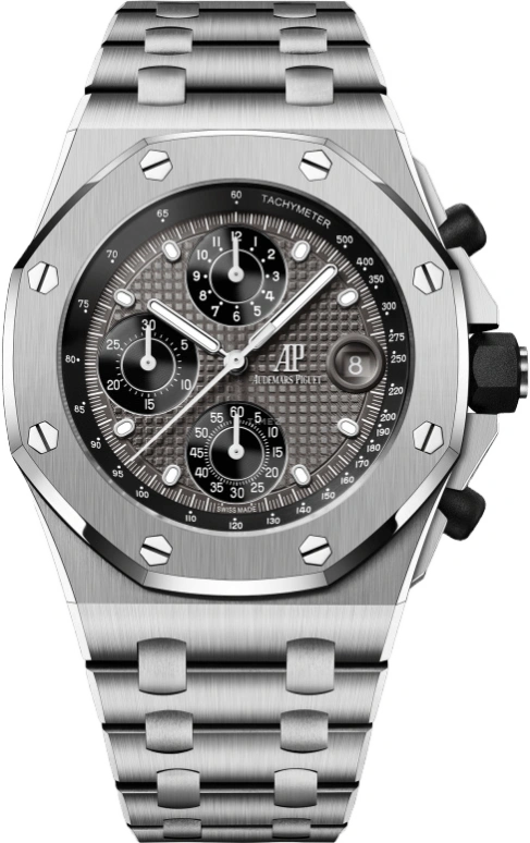 Audemars Piguet,Royal Oak Offshore 42mm,42mm,Titanium,Grey,Automatic,Chronograph,Day,26238TI,26238TI.OO.2000TI.01