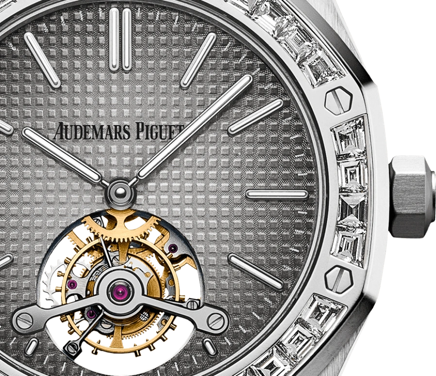 Audemars Piguet,Royal Oak 41mm,41mm,Platinum,Grey,Handwound,Tourbillon,70hours,26516PT,26516PT.ZZ.1220PT.01