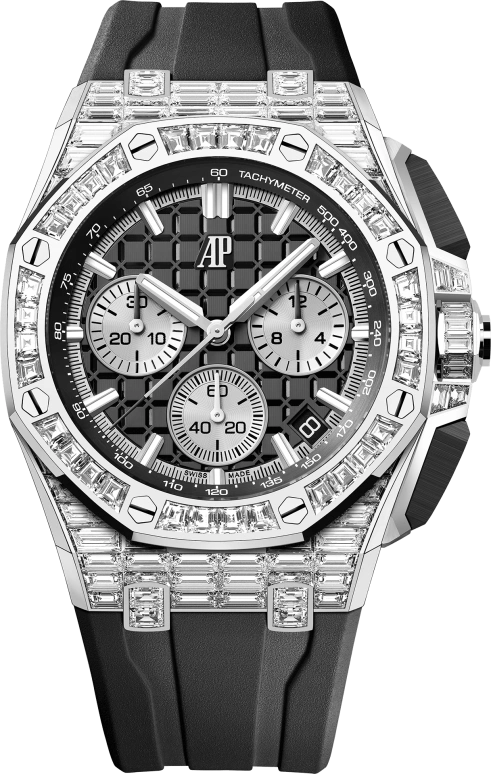 Audemars Piguet,Royal Oak Offshore 43mm,43mm,Ceramic,White Gold,Black,Silver,Automatic,Chronograph,Day,26425BC,26425BC.ZZ.D002CA.01
