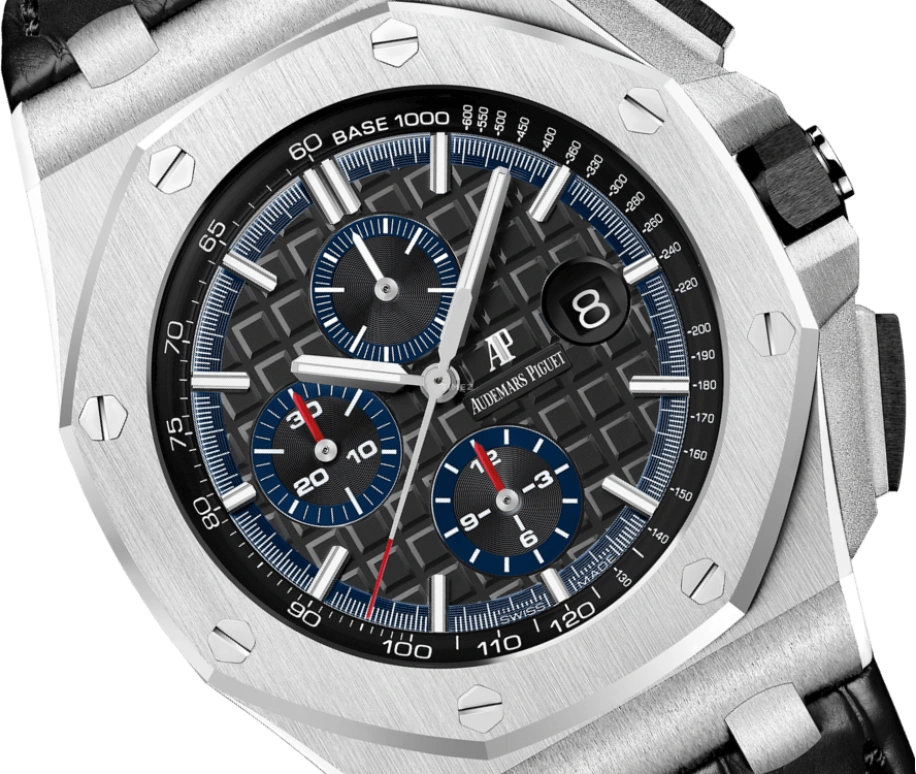 Audemars Piguet,Royal Oak Offshore 44mm,44mm,Ceramic,Platinum,Grey,Automatic,Chronograph,Day,26412PT,26412PT.OO.A002CR.01