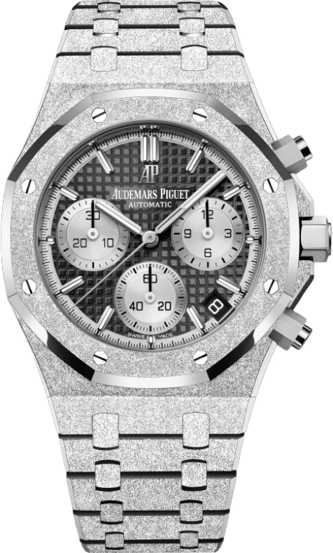 Audemars Piguet,Royal Oak 41mm,41mm,White Gold,Black,Automatic,Chronograph,Day,26239BC,26239BC.GG.1224BC.02