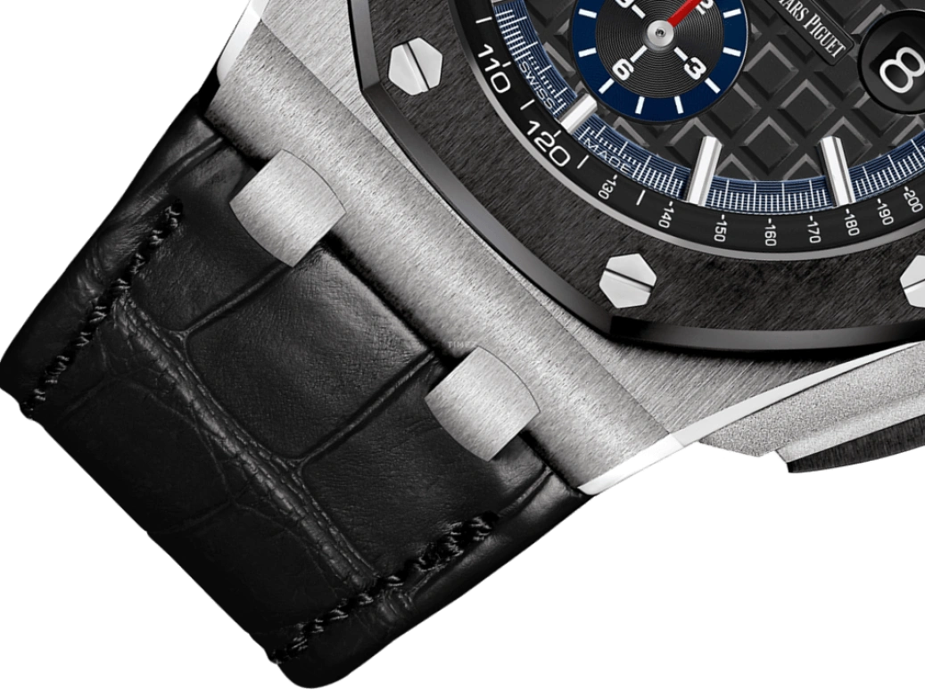 Audemars Piguet,Royal Oak Offshore 44mm,44mm,Ceramic,Platinum,Black,Automatic,Chronograph,Day,26411PO,26411PO.OO.A002CR.01