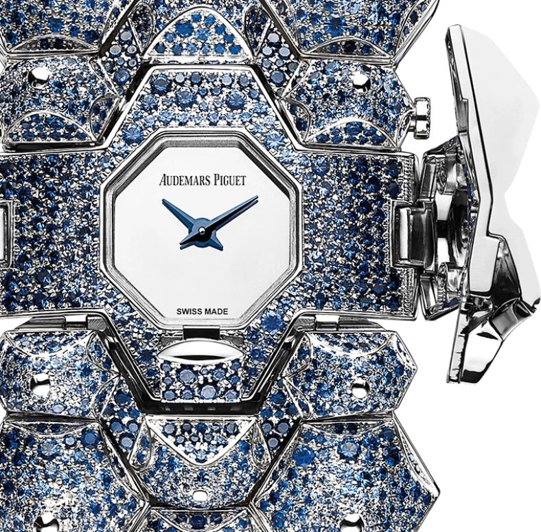 Audemars Piguet,Haute Joaillerie 34mm,34mm,White Gold,Mirror,Quartz,39hours,In-house Caliber,67701BC,67701BC.SS.9191BC.01