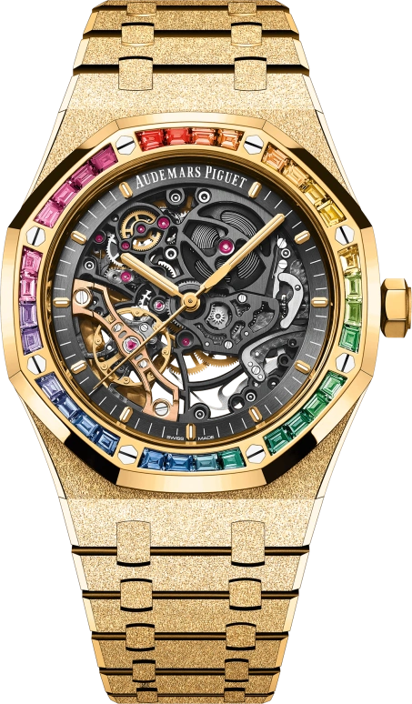 Audemars Piguet,Royal Oak 41mm,41mm,Yellow Gold,Skeleton,Grey,Automatic,Double Balance,Skeleton,Khaled Mohamed Khaled,Beat Novacane,Arab Attack,DJ Khaled,15412BA,15412BA.YG.1224BA.01