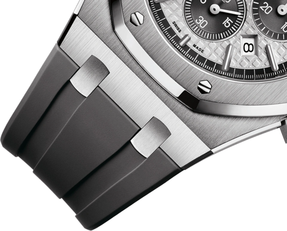 Audemars Piguet,Royal Oak 41mm,41mm,Titanium,Silver,Automatic,Chronograph,Day,26327TI,26327TI.OO.D004CA.01