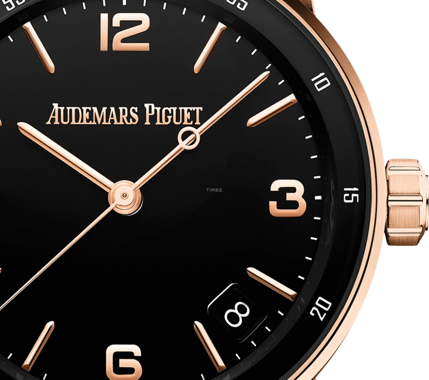 Audemars Piguet,CODE 11.59 41mm,41mm,Rose Gold,Black,Automatic,Day,70hours,15210OR,15210OR.OO.A002KB.01