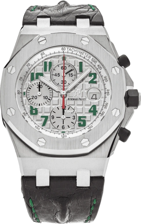 Audemars Piguet,Royal Oak Offshore 42mm,42mm,Titanium Gold,White,Automatic,Chronograph,Day,26297IS,26297IS.OO.D101CR.01