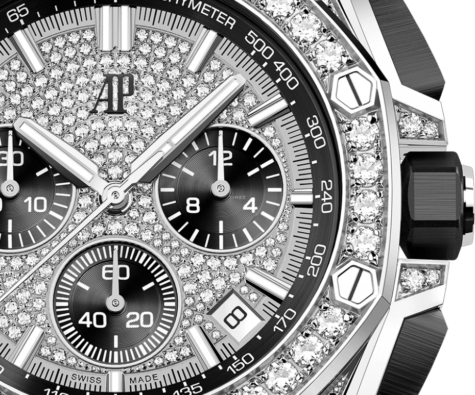 Audemars Piguet,Royal Oak Offshore 43mm,43mm,Ceramic,White Gold,Black,Automatic,Chronograph,Day,26423BC,26423BC.ZZ.D002CA.01