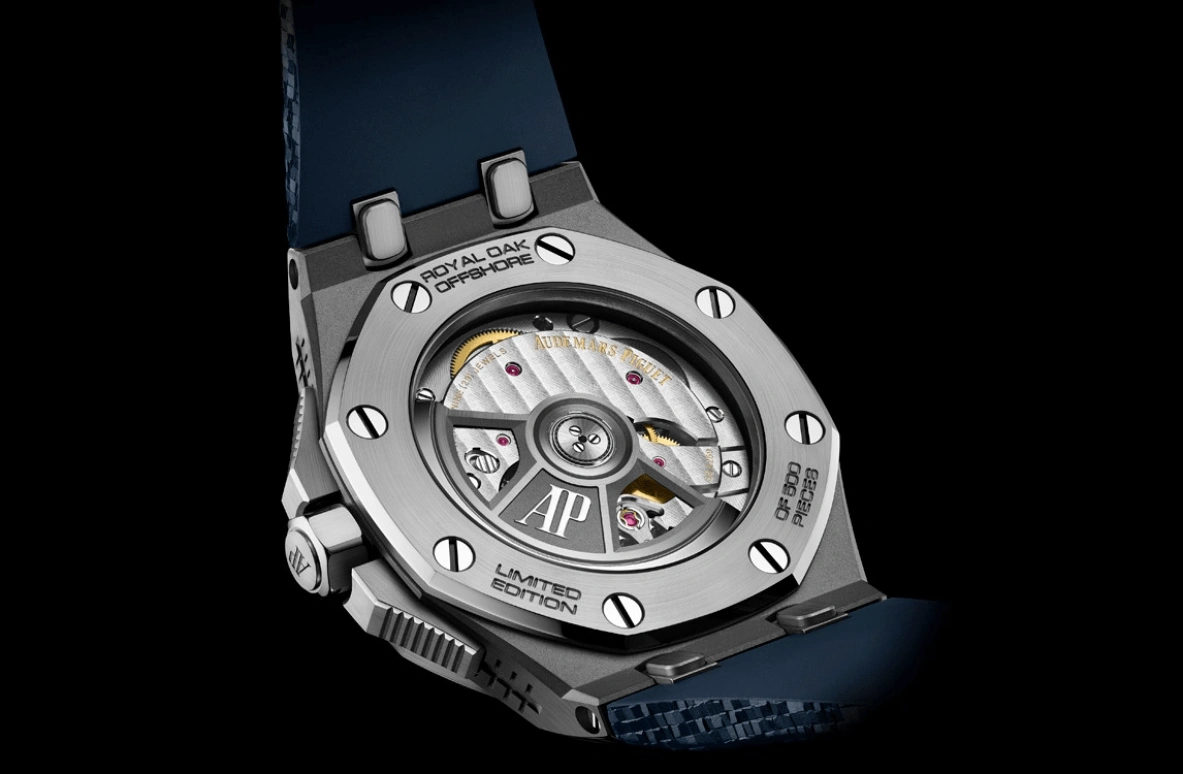 Audemars Piguet,Royal Oak Offshore 37mm,37mm,Titanium Gold,Blue,Automatic,60hours,In-house Caliber,77600TI,77600TI.OO.A343CA.01