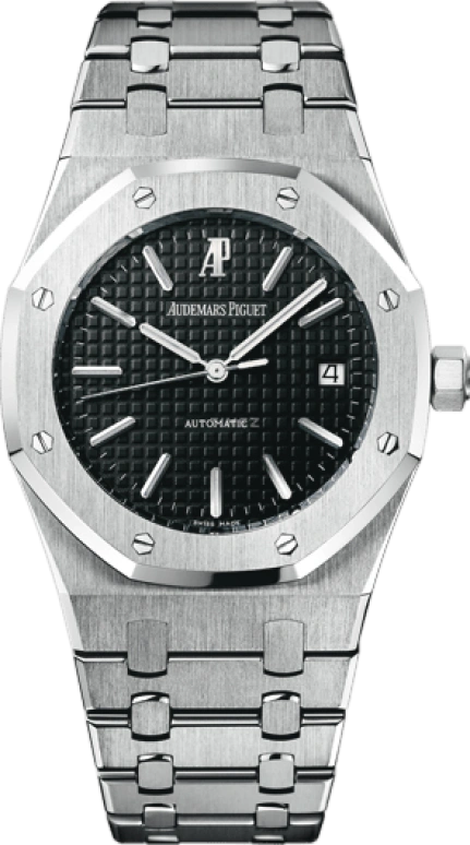 Audemars Piguet,Royal Oak 39mm,39mm,Stainless Steel,Black,Automatic,Day,60hours,15300ST,15300ST.OO.1220ST.03