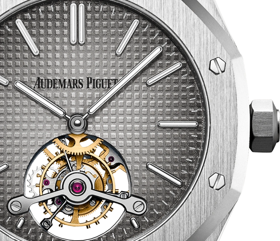 Audemars Piguet,Royal Oak 41mm,41mm,Platinum,Grey,Handwound,Tourbillon,70hours,26510PT,26510PT.OO.1220PT.01