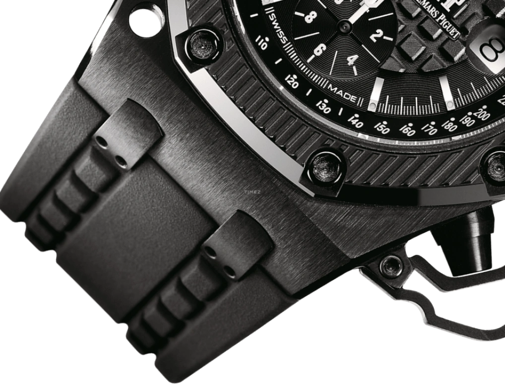 Audemars Piguet,Royal Oak Offshore 42mm,42mm,Titanium,Ceramic,Black,Automatic,Chronograph,Day,26165IO,26165IO.OO.A002CA.01