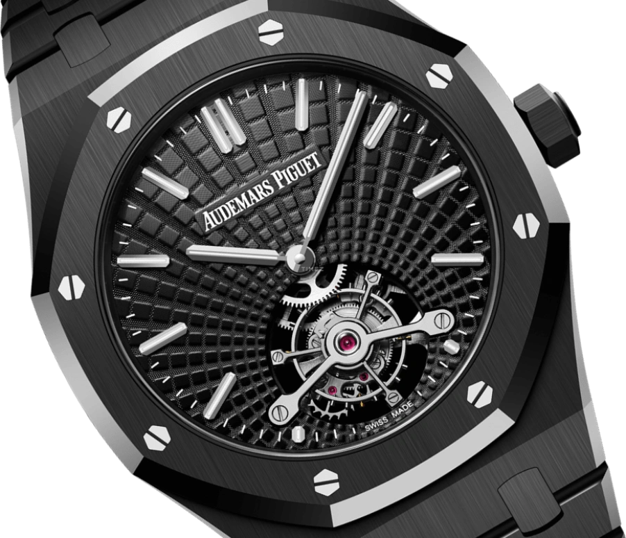 Audemars Piguet,Royal Oak 41mm,41mm,Ceramic,Black,Handwound,Tourbillon,70hours,26522CE,26522CE.OO.1225CE.01