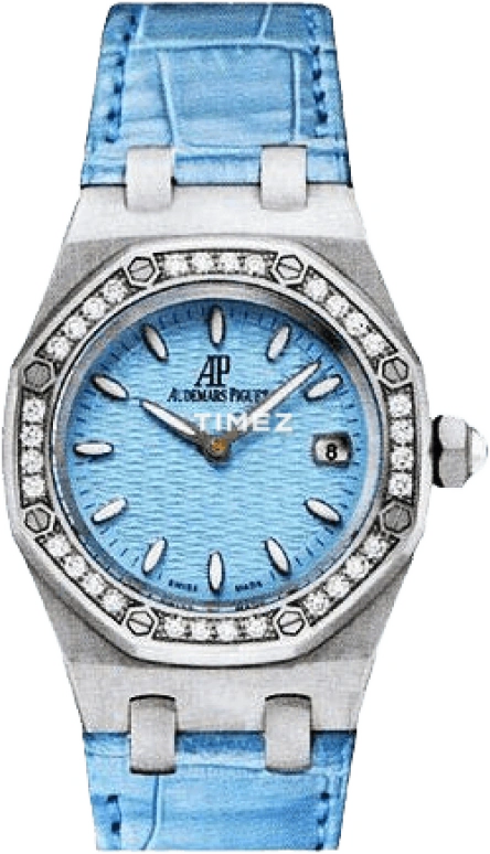 Audemars Piguet,Royal Oak 33mm,33mm,Stainless Steel,Blue,Quartz,Day,In-house Caliber,67601ST,67601ST.ZZ.D034CR.01