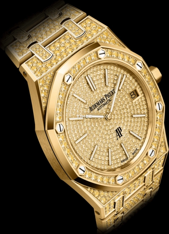 Audemars Piguet,Royal Oak 39mm,39mm,Yellow Gold,Gold,Automatic,Day,55hours,16202BA,16202BA.HH.1241BA.01