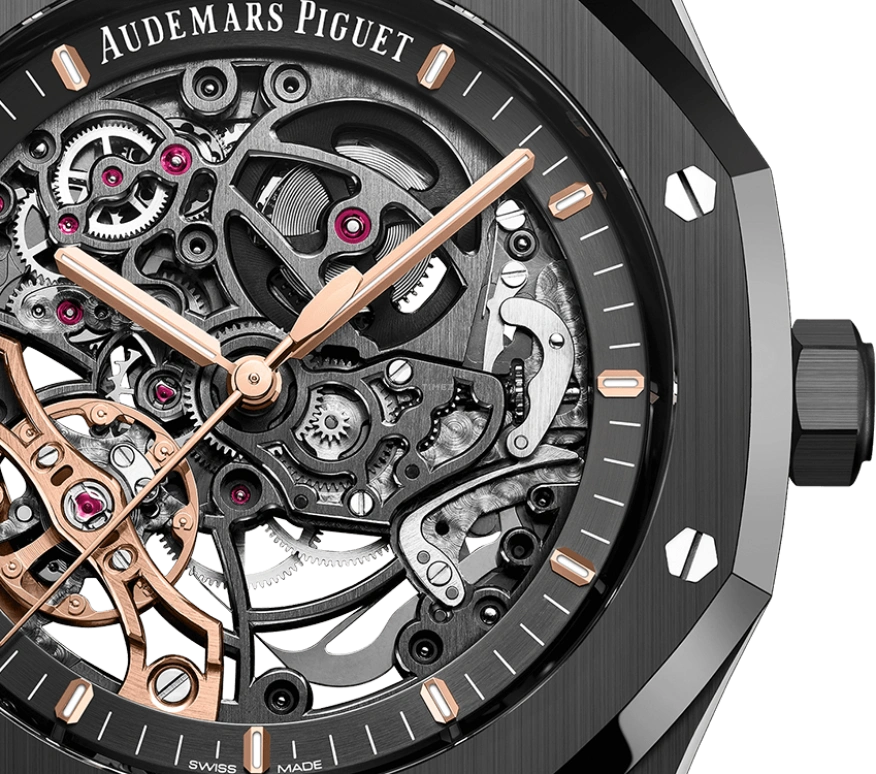 Audemars Piguet,Royal Oak 41mm,41mm,Ceramic,Skeleton,Automatic,Double Balance,LeBron James,15416CE,15416CE.OO.1225CE.01