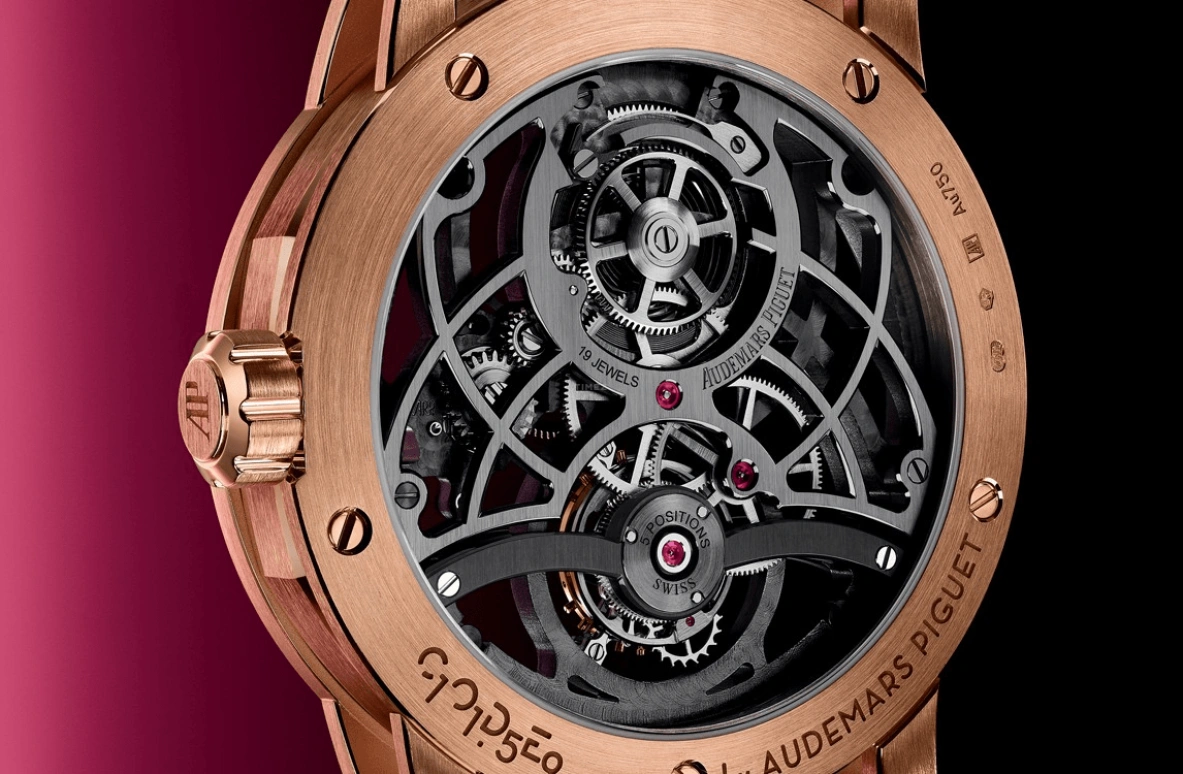 Audemars Piguet,CODE 11.59 41mm,41mm,Rose Gold,Black,Rose,Handwound,Tourbillon,Skeleton,26600OR,26600OR.OO.D002CR.01