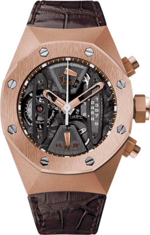 Audemars Piguet,Royal Oak Concept 44mm,44mm,Rose Gold,Skeleton,Black,Handwound,Chronograph,Power Reserve Indicator,Tourbillon,Function Selector,237hours,In-house Caliber,26223OR,26223OR.OO.D099CR.01