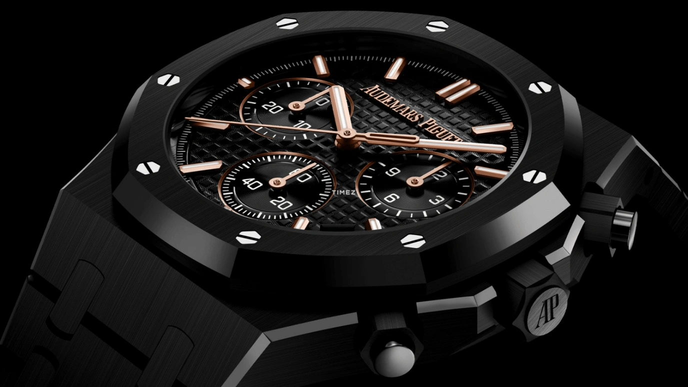 Audemars Piguet,Royal Oak 41mm,41mm,Ceramic,Black,Automatic,Chronograph,Day,Flyback,Nick Rivera Caminero,Nicky Jam,26240CE,26240CE.OO.1225CE.02