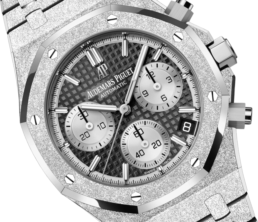 Audemars Piguet,Royal Oak 41mm,41mm,White Gold,Black,Automatic,Chronograph,Day,26239BC,26239BC.GG.1224BC.02