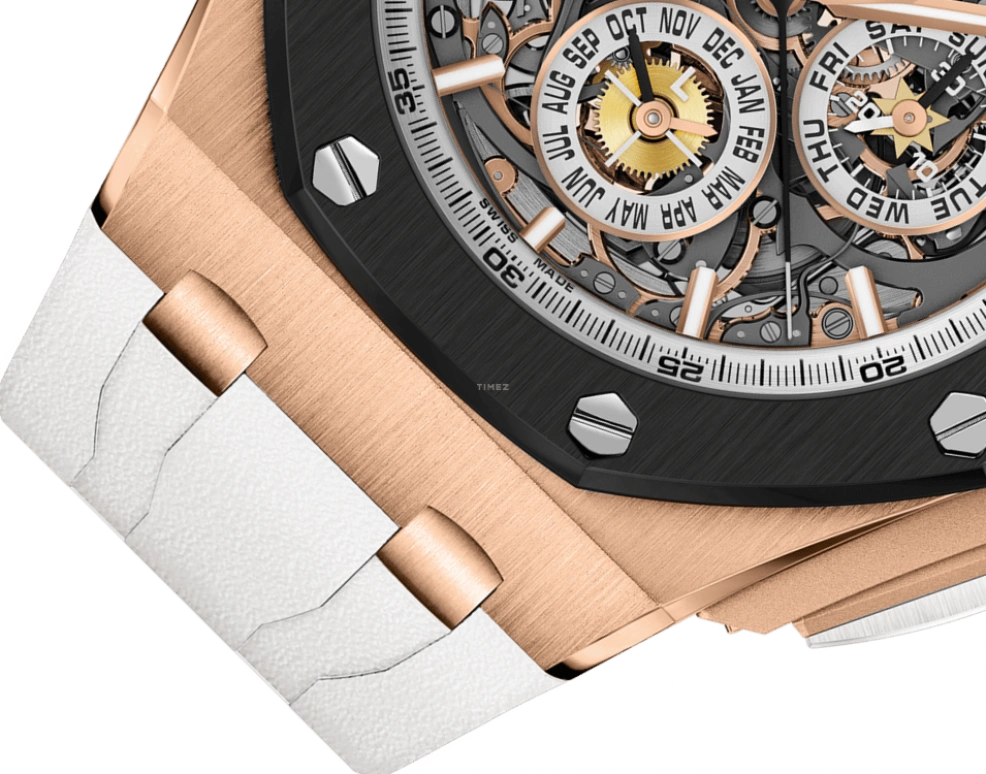 Audemars Piguet,Royal Oak Offshore 44mm,44mm,Pink Gold,Ceramic,Skeleton,Automatic,Chronograph,Moonphase,Perpetual Calendar,Month,45hours,In-house Caliber,26571RO,26571RO.OO.A010CA.01