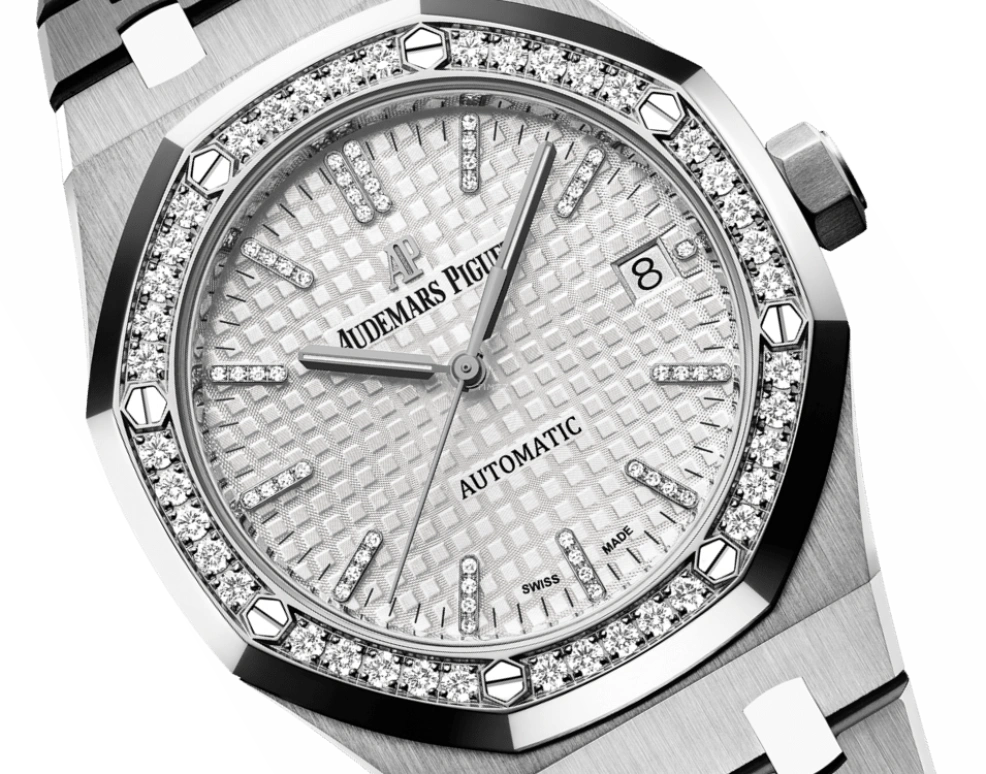 Audemars Piguet,Royal Oak 37mm,37mm,Titanium,Silver,Automatic,Day,60hours,15453IP,15453IP.ZZ.1256IP.01