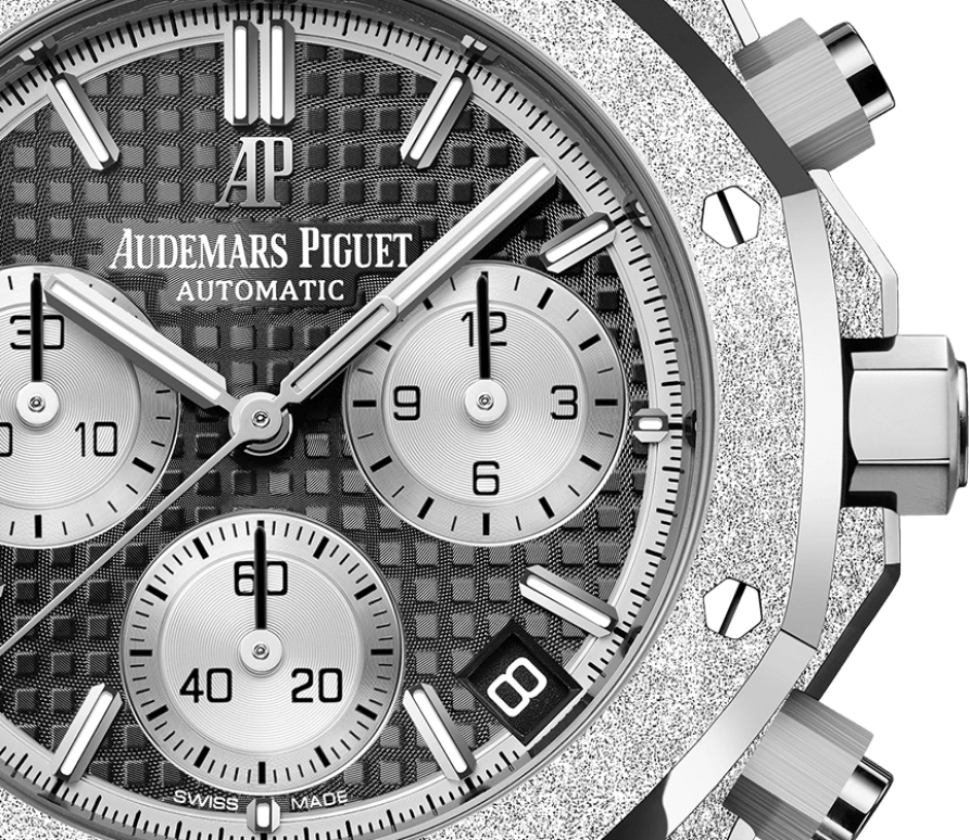 Audemars Piguet,Royal Oak 41mm,41mm,White Gold,Black,Automatic,Chronograph,Day,26239BC,26239BC.GG.1224BC.02