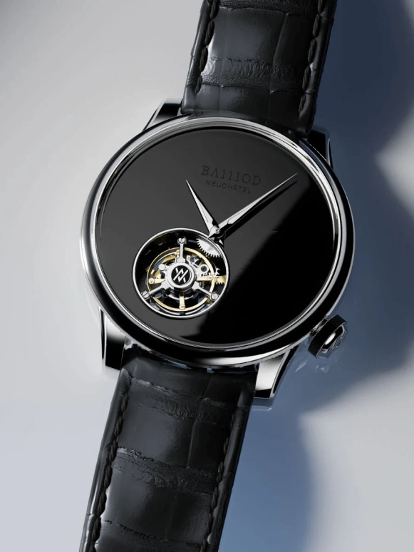 BA111OD,Chapter 4 41毫米,41毫米,精钢,黑色,手动上弦,陀飞轮,防磁,Chapter 4 Onyx Flying Tourbillon