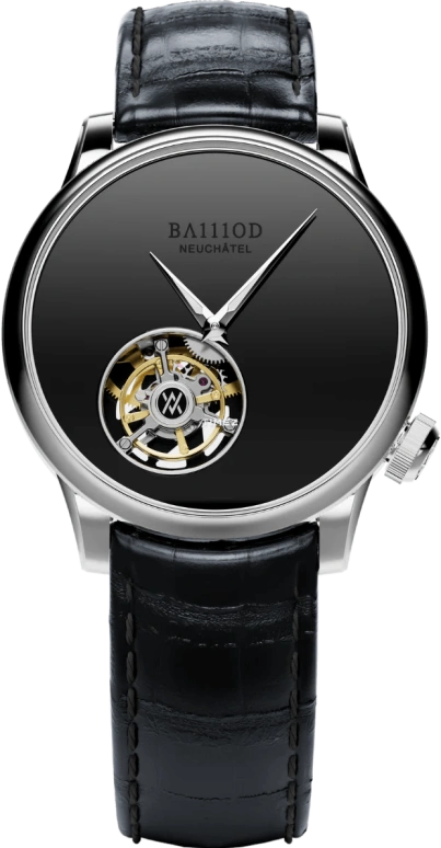 BA111OD,Chapter 4 41毫米,41毫米,精钢,黑色,手动上弦,陀飞轮,防磁,Chapter 4 Onyx Flying Tourbillon