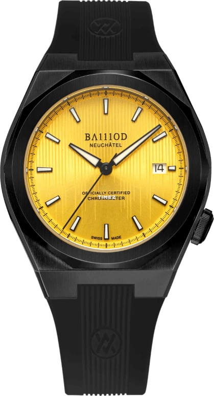 BA111OD,Chapter 7 40毫米,40毫米,精钢,黄色,自动上弦,日历,38小时,Chapter 7 Chronometer Summer Edition 2025 Yellow rubber