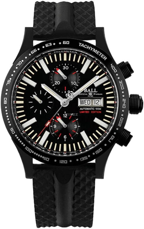 Ball Watch,Fireman 43mm,43mm,Stainless Steel,Black,Automatic,Chronograph,Date,Anti-magnetic,CM2192C,CM2192C-P3-BK