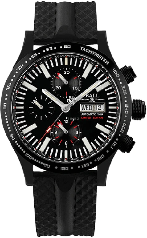 Ball Watch,Fireman 43mm,43mm,Stainless Steel,Black,Automatic,Chronograph,Date,Anti-magnetic,CM2192C,CM2192C-P1J-BK