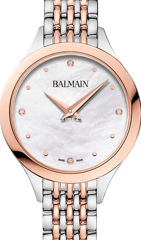 巴尔曼,Balmain de Balmain 29毫米,29毫米,精钢,银白色,石英,26280小时,蓝宝石,水晶玻璃,B3918,B3918.33.85